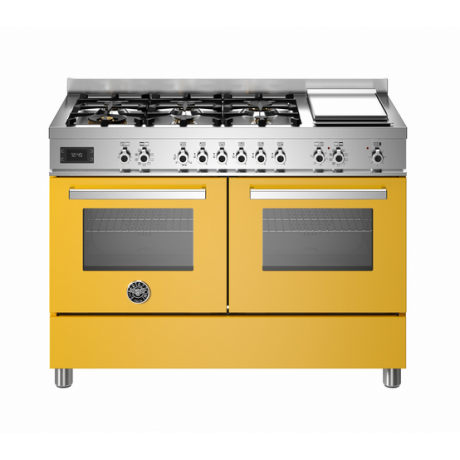 BERTAZZONI PRO12 6G 2E GI T Ηλεκτρική Κουζίνα με Εστίες Αερίου & grill Teppanyaki 120cm Κίτρινο BERTAZZONI PRO12 6G 2E GI T Ηλεκτρική Κουζίνα με Εστίες Αερίου & grill Teppanyaki 120cm Κίτρινο